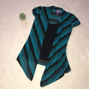 Heart Soul one piece Duster striped Top